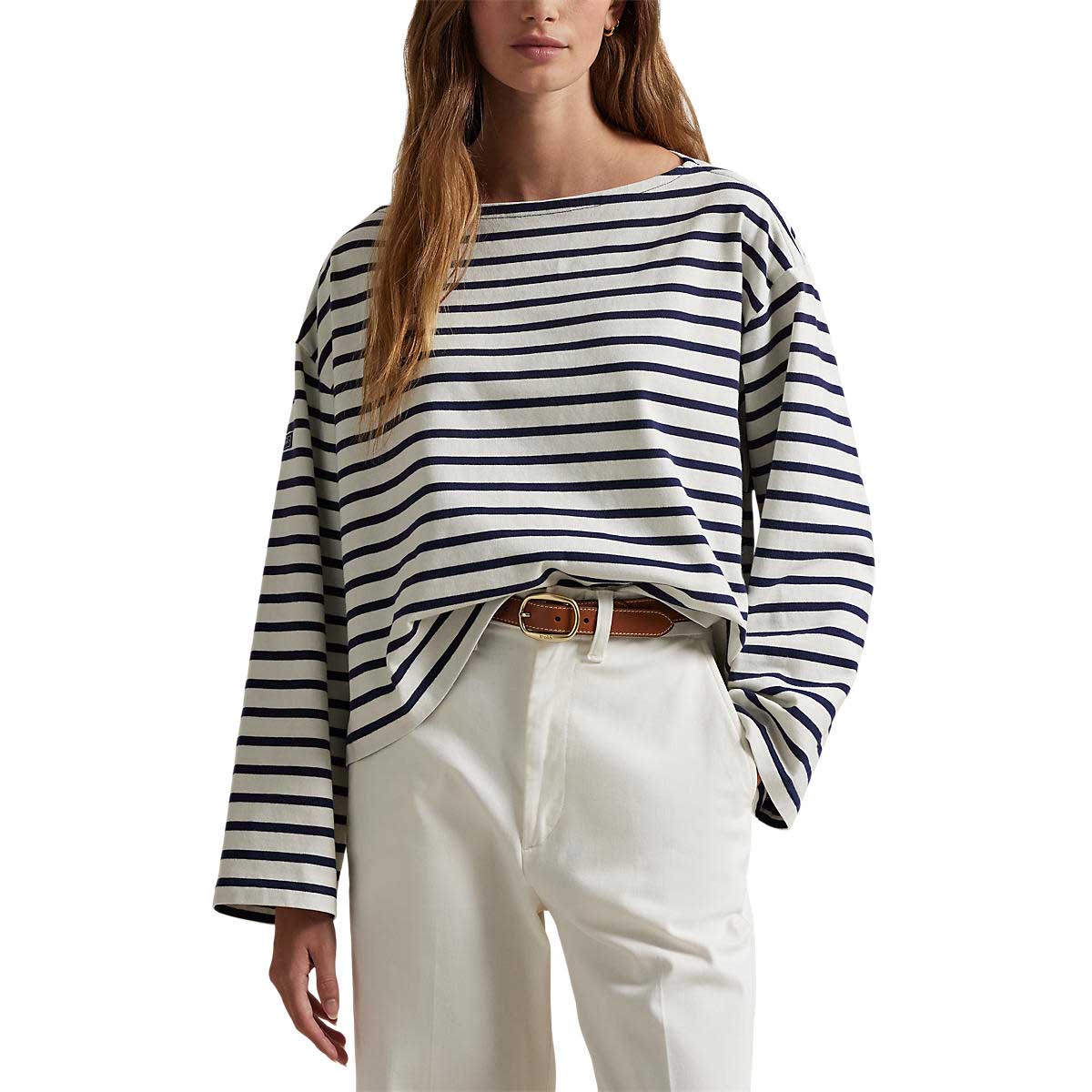 Polo Ralph Lauren Striped Boatneck Mariner Tee
